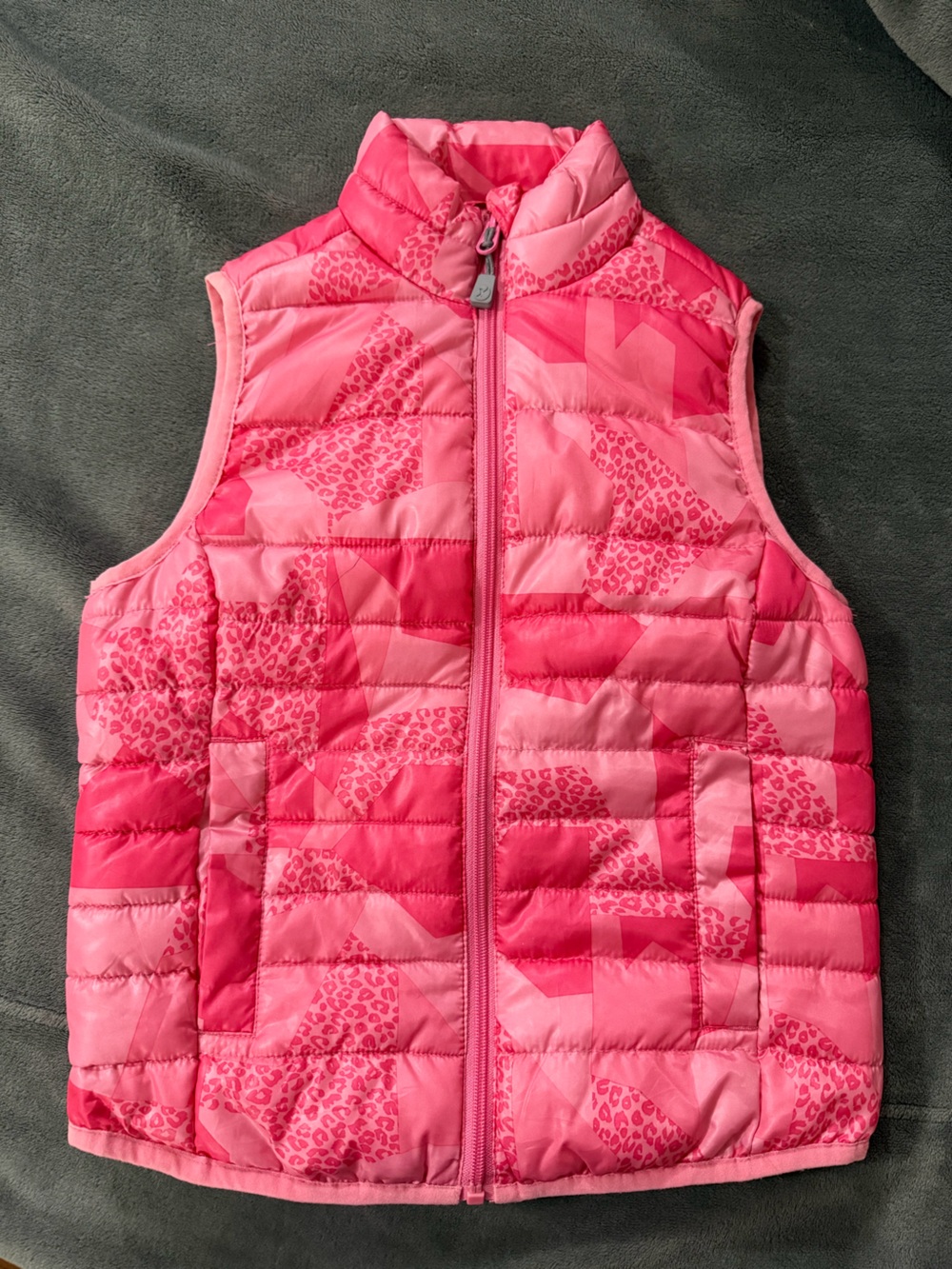 Xersion Girls Size 6/7 Pink Puffer Jacket Like New